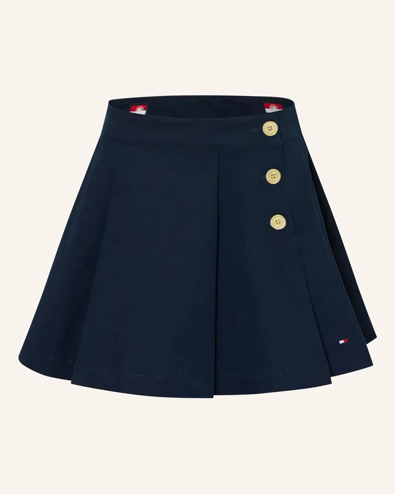 Tommy Hilfiger Faltenrock blau Dunkelblau
