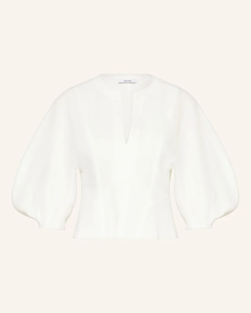 Reiss Blusenshirt aus Leinen Weiss