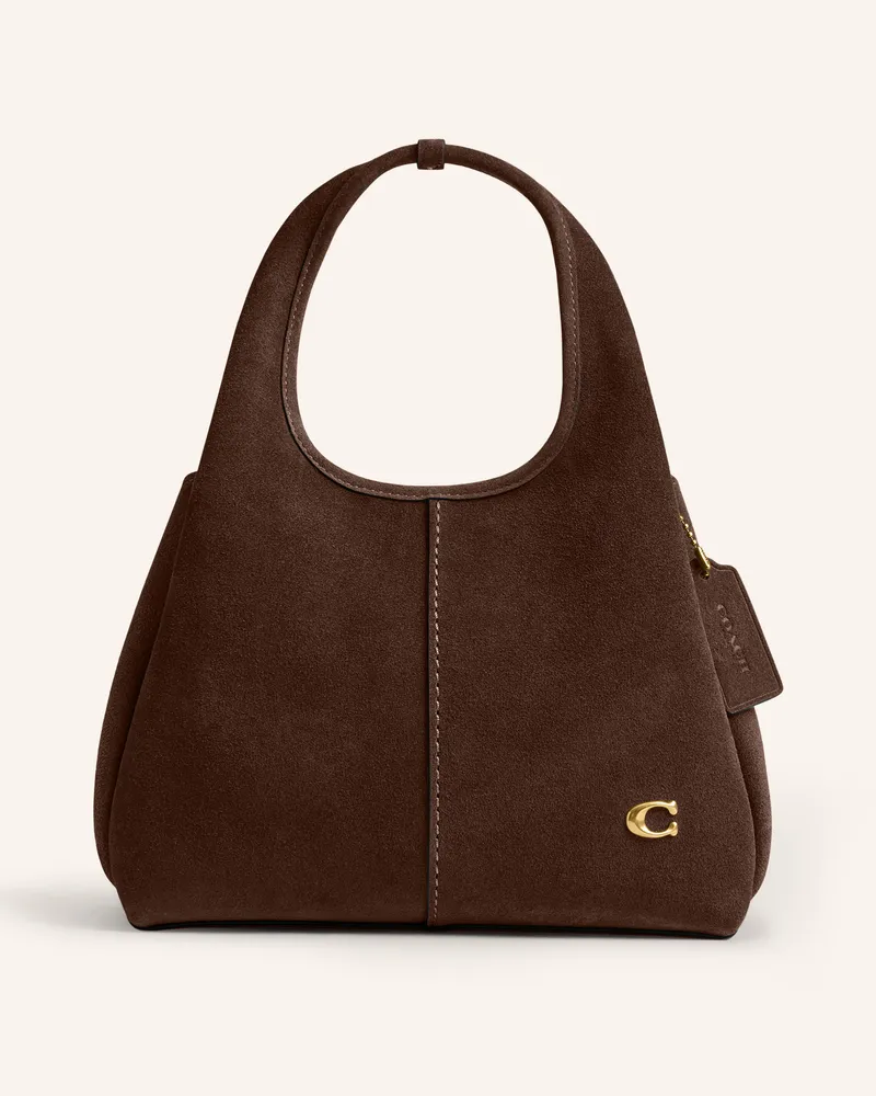 Coach Schultertasche Lana 23 braun Dunkelbraun