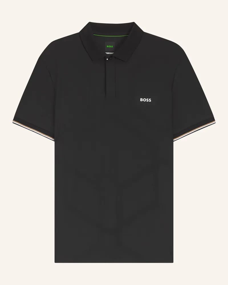 HUGO BOSS Funktions-Poloshirt Goc schwarz Schwarz