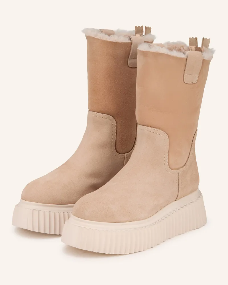 Attilio Giusti Leombruni Plateau-Boots MILAGROS Beige