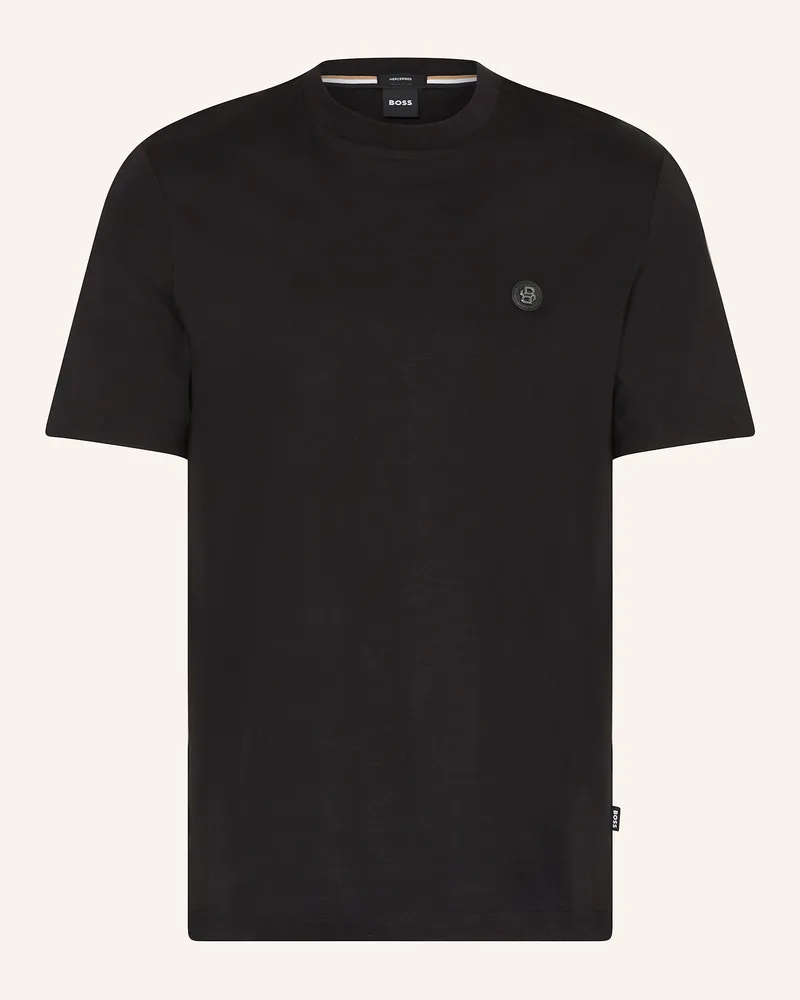 HUGO BOSS T-Shirt Taut schwarz Schwarz