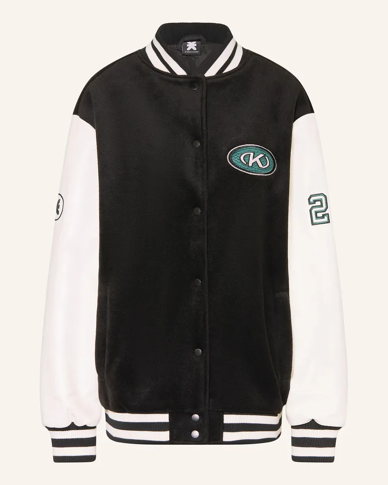 Karo Kauer College-Jacke Schwarz