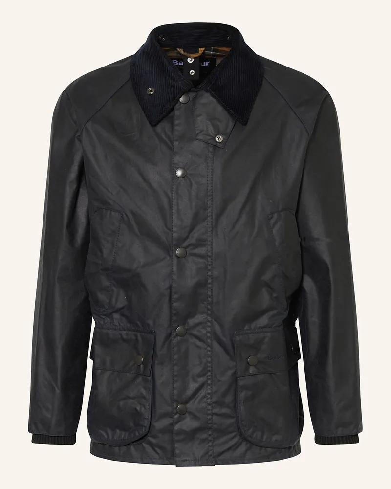 Barbour Fieldjacket BEDALE WAX Dunkelblau