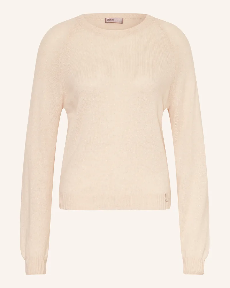 Herno Cashmere-Pullover Beige