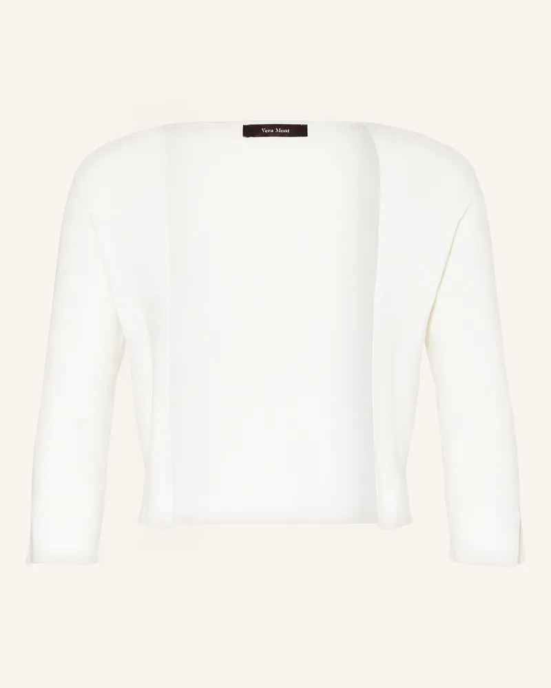 Vera Mont Bolero mit 3/4-Arm Weiss
