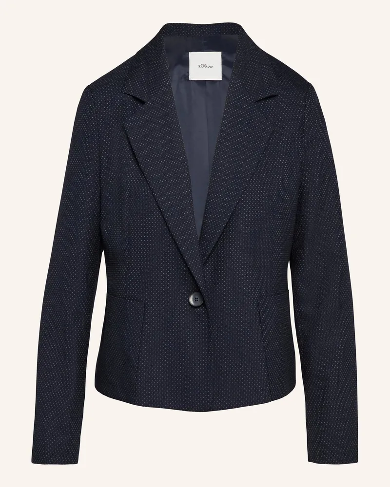 S.Oliver Indoor-Blazer blau 