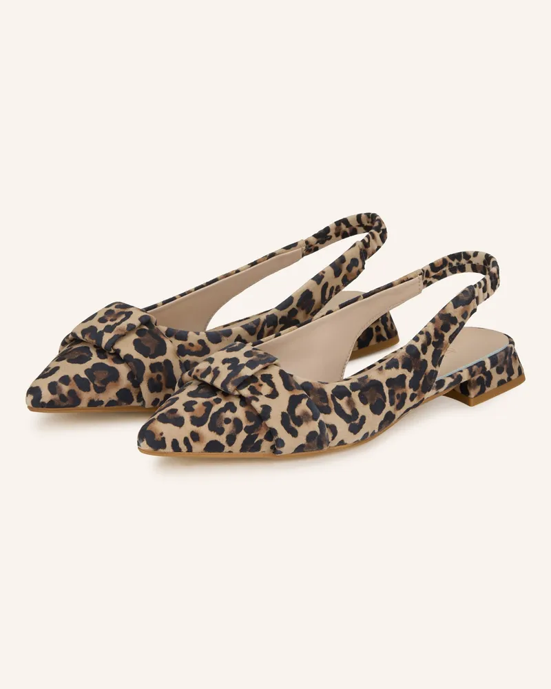 Darling Harbour Slingballerinas braun Beige