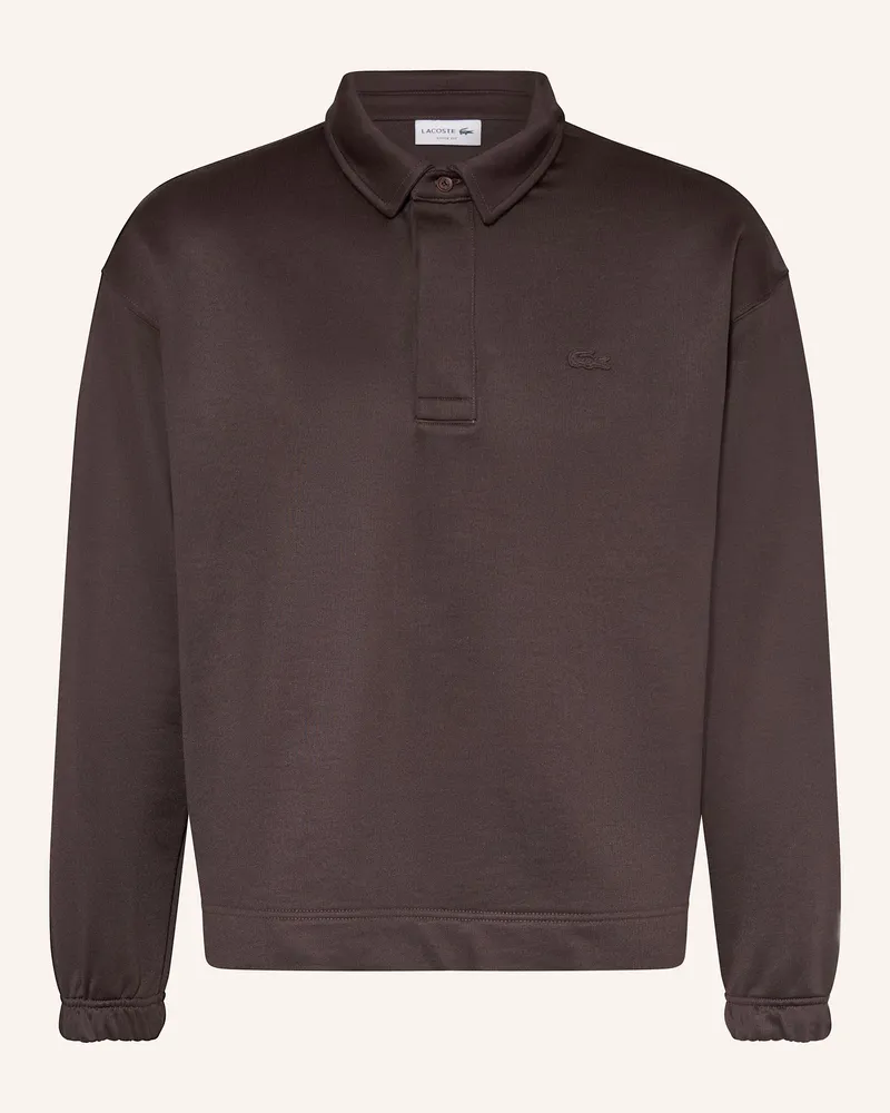 Lacoste Sweat-Troyer Dunkelbraun