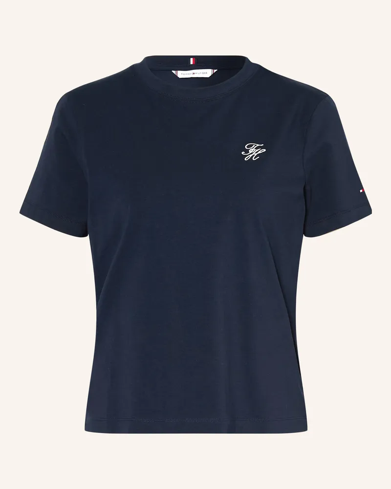 Tommy Hilfiger T-Shirt blau Dunkelblau