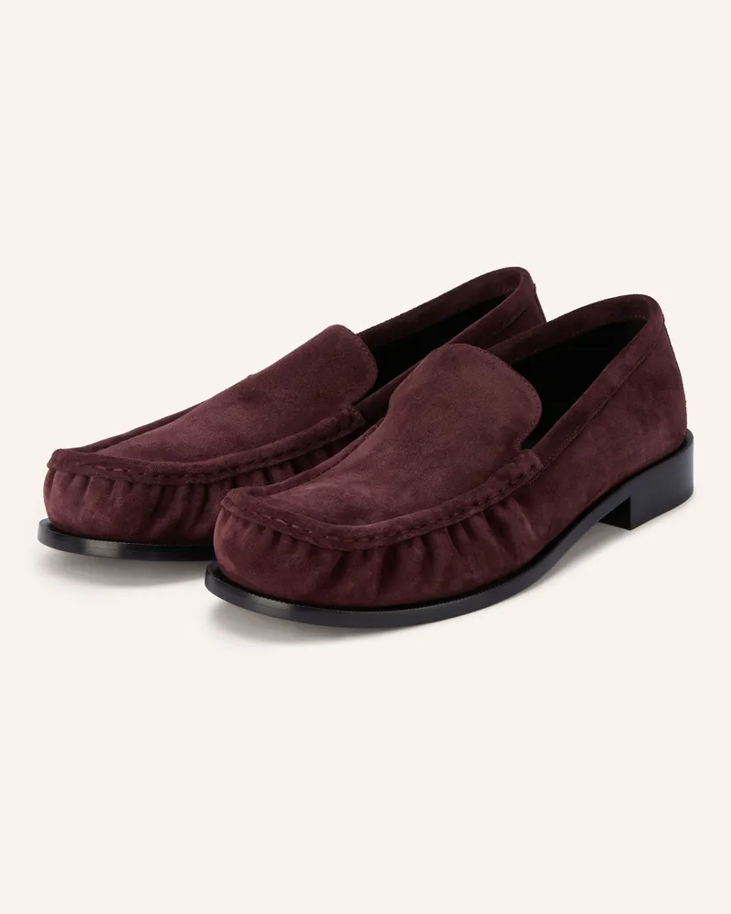 Dries van Noten Loafer lila Dunkellila