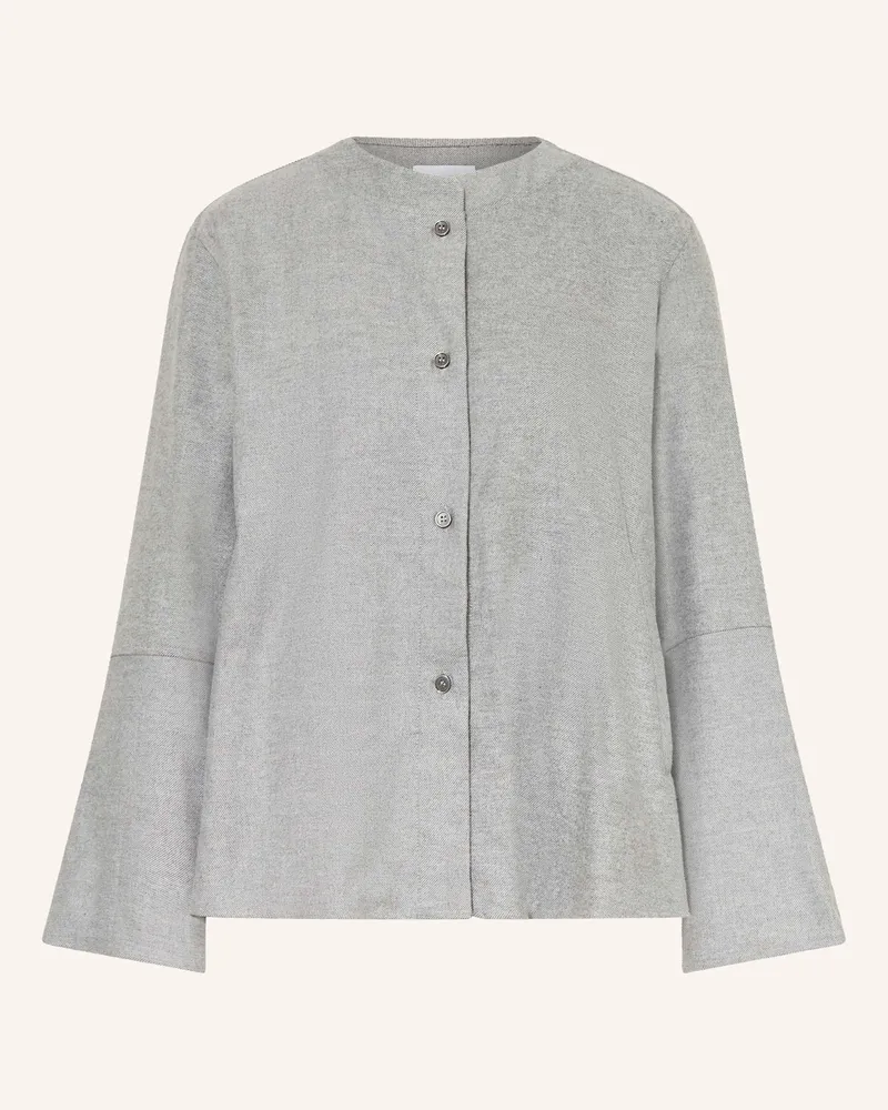 Robert Friedman Flanellbluse Grau