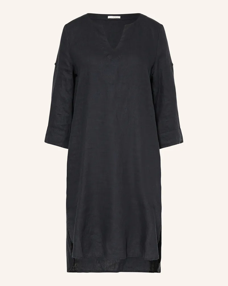 lilienfels Leinenkleid Schwarz