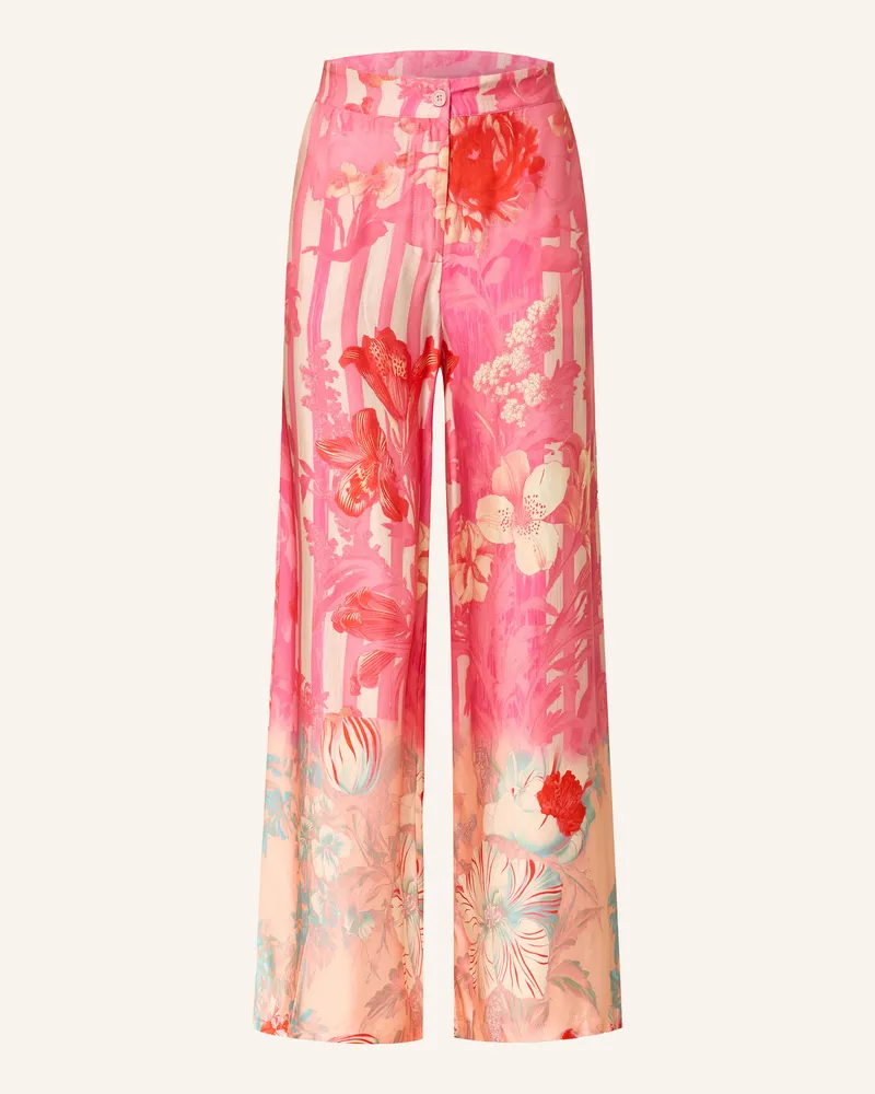 Miss Goodlife Marlenehose aus Satin Pink