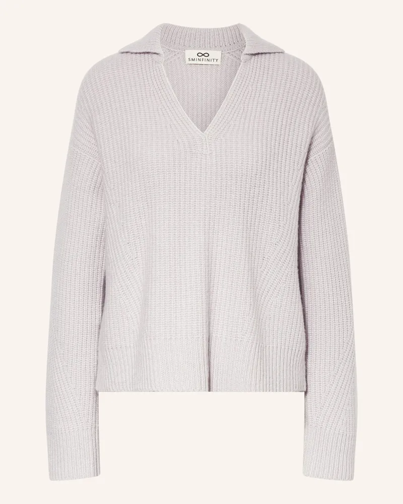SMINFINITY Cashmere-Pullover Helllila