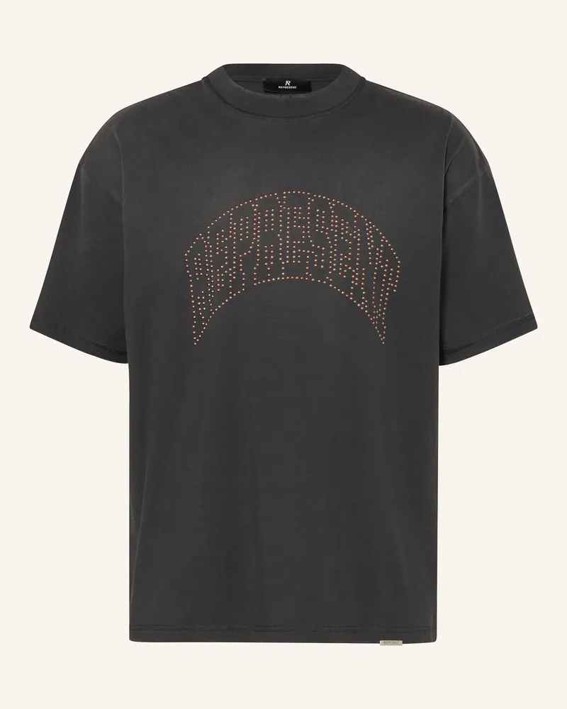 REPRESENT T-Shirt Mit Nieten schwarz Dunkelgrau