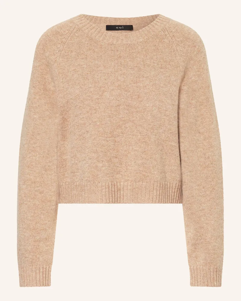 Oui  Pullover beige Camel