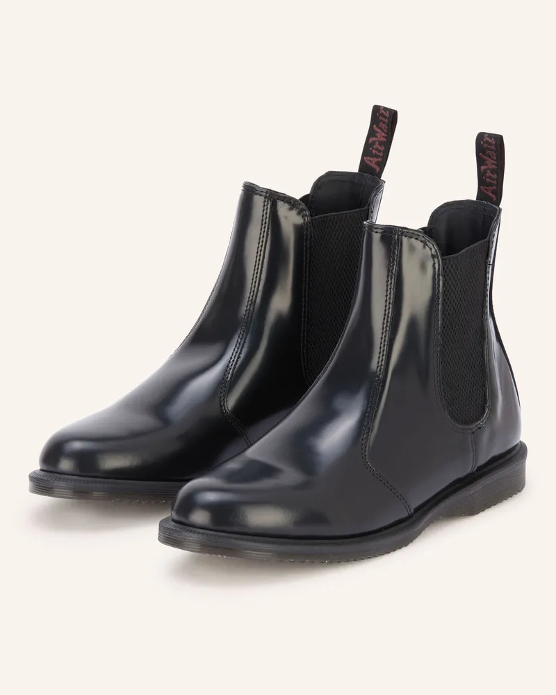 Dr.Martens Chelsea-Boots Flora schwarz Schwarz
