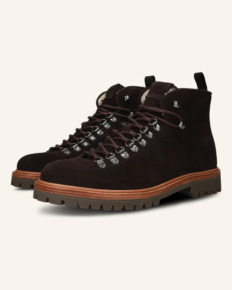 Blackstone Schnürboots braun Dunkelbraun