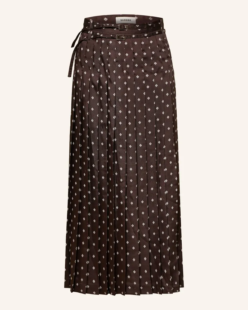 Sandro Faltenrock Dunkelbraun