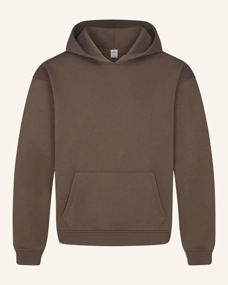 SKIMS Lounge-Hoodie Fleece Lounge grau Driftwood