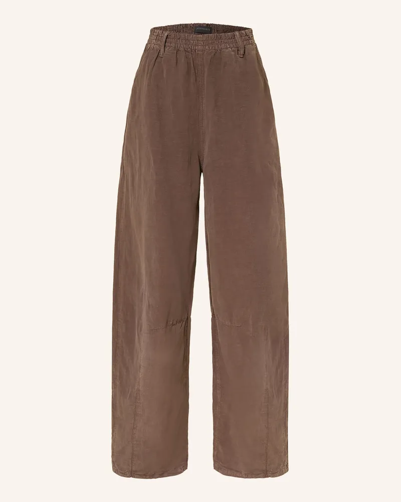 AllSaints Hose Jett Mit Leinen braun Braun