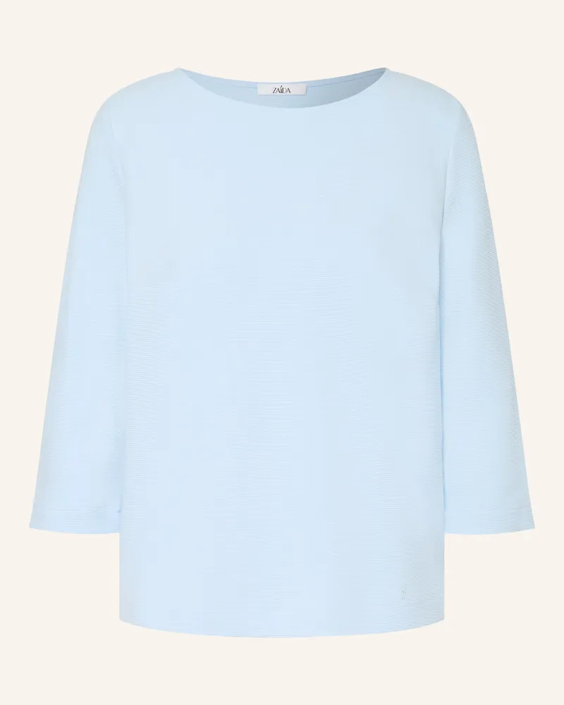 ZAíDA Shirt Mit 3/4-Arm blau Hellblau