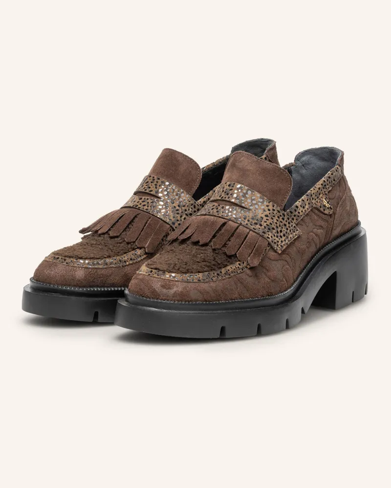 Floris van Bommel Loafer Maddi 02 braun Dunkelbraun