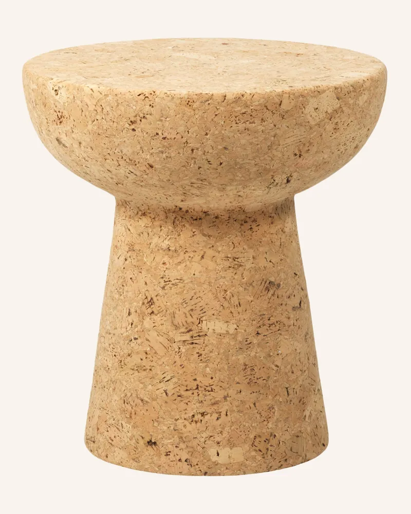 Vitra Hocker Model D beige Hellbraun