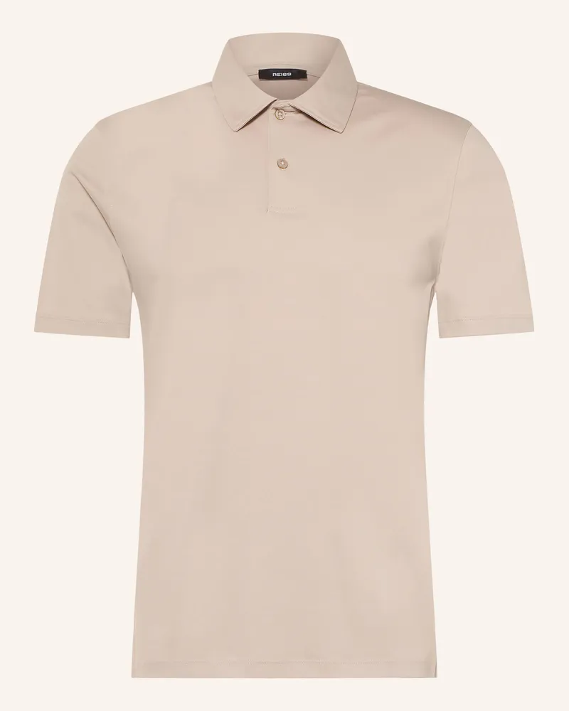 Reiss Jersey-Poloshirt Earl beige Beige