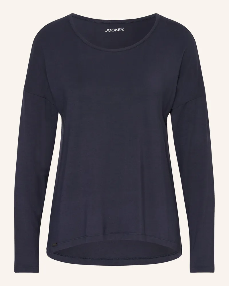 Jockey Lounge-Shirt Supersoft Lounge blau Dunkelblau
