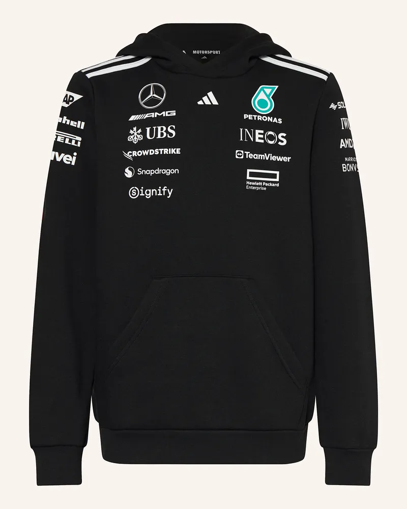 adidas Hoodie MERCEDES - AMG PETRONAS FORMULA ONE TEAM Schwarz