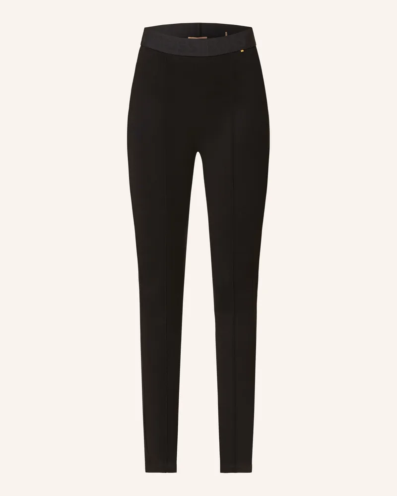 HUGO BOSS Leggings ESTRETCH Schwarz