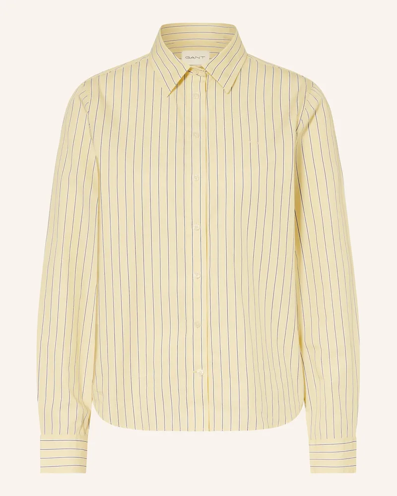 Gant Hemdbluse gelb Hellgelb