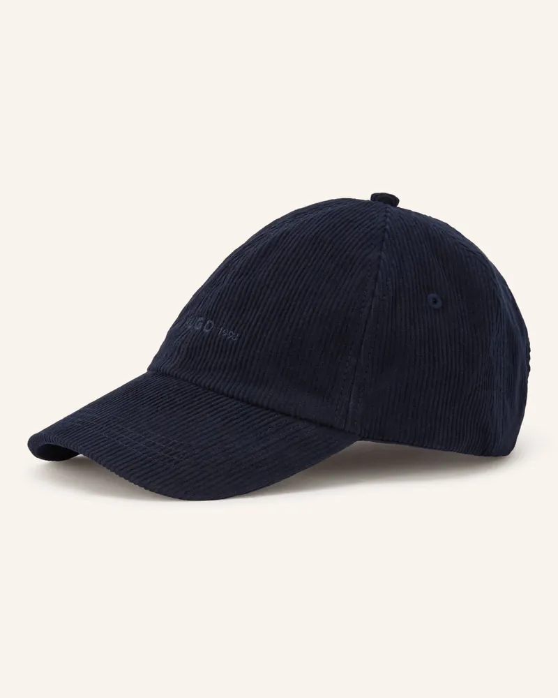 HUGO BOSS Cord-Cap Mett blau Dunkelblau