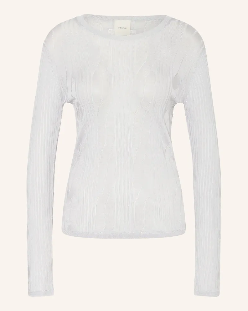 Calvin Klein Pullover Blaugrau