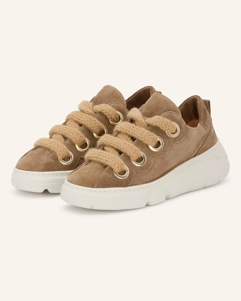 Attilio Giusti Leombruni Sneaker Soft Bubble beige Taupe