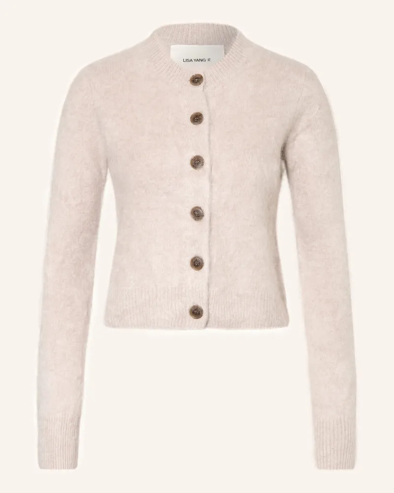 Lisa Yang Strickjacke aus Cashmere Beige