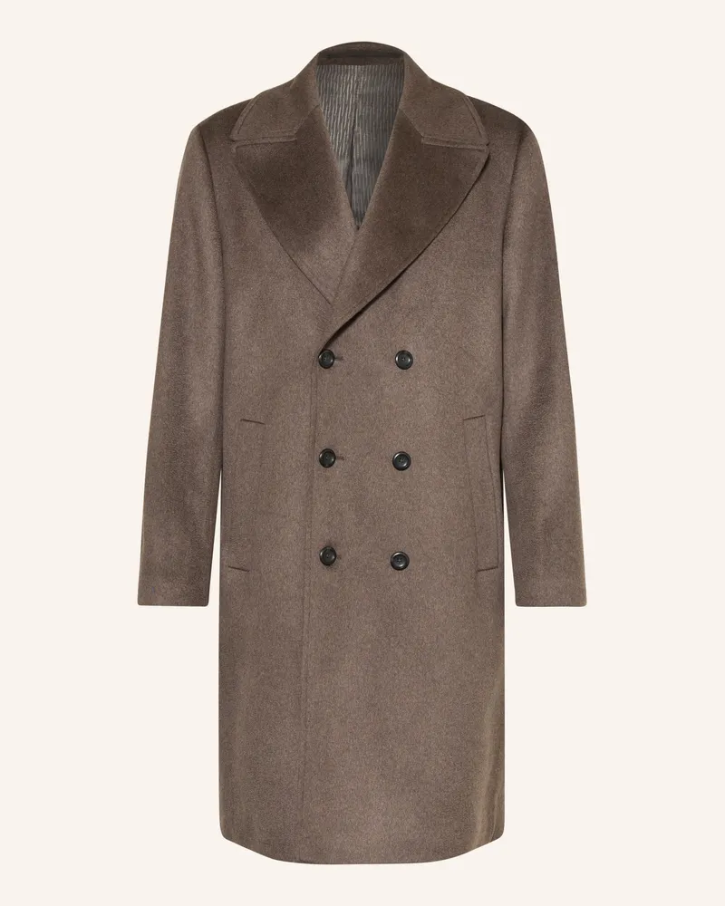 Dressler Mantel Mit Cashmere braun Dunkelbraun