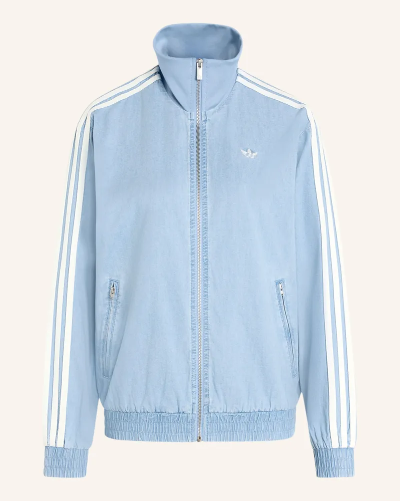 adidas Jeansblouson Adidas Originals Summer Glow Denim Firebird blau Hellblau