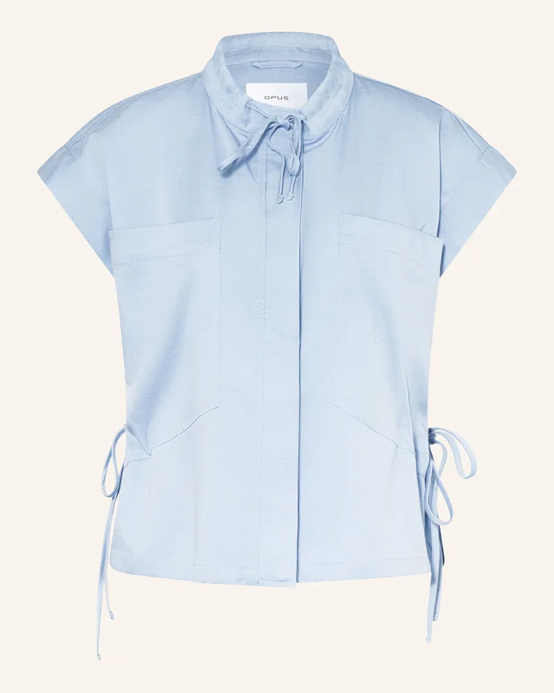 OPUS Blazerweste Windra blau Hellblau