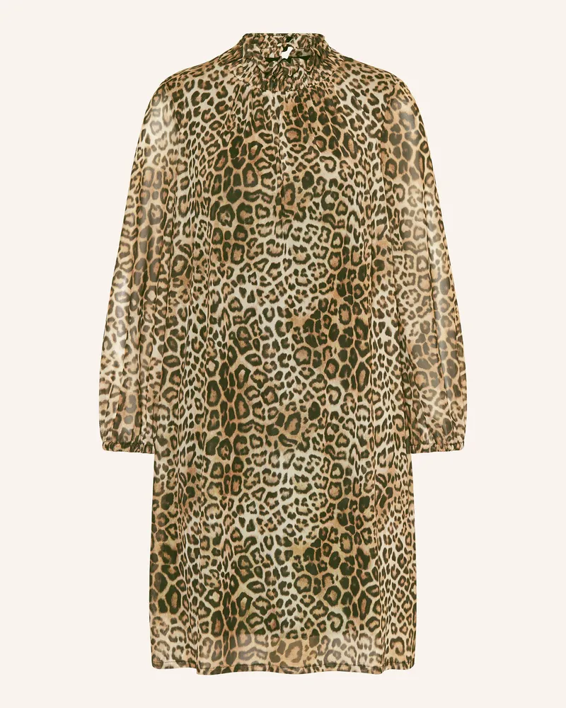 ana alcazar Cocktailkleid mit Rüschen Camel