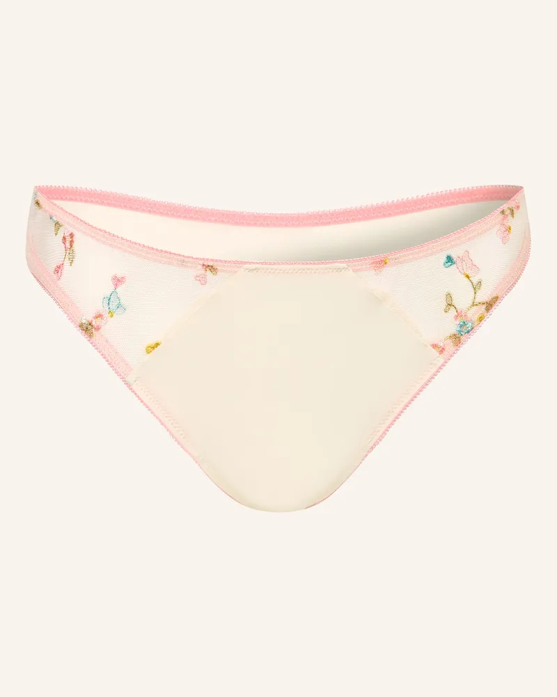 Mey Slip Serie Poetry Flowery weiss Ecru