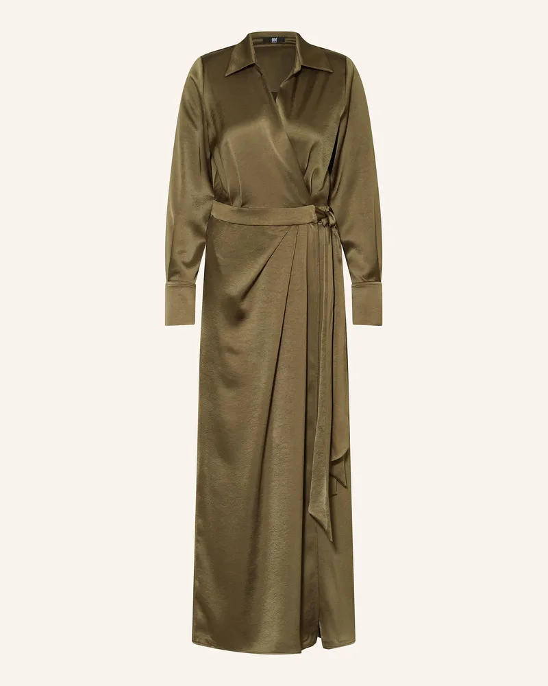 Riani Wickelkleid aus Satin Grün