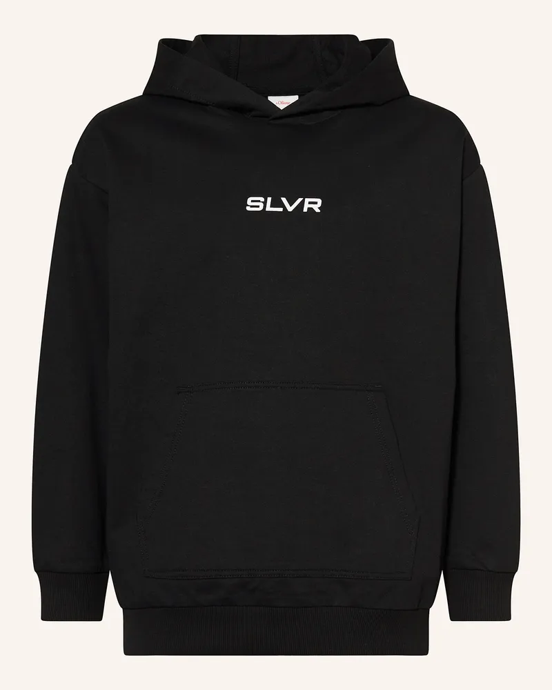 S.Oliver Hoodie schwarz Schwarz