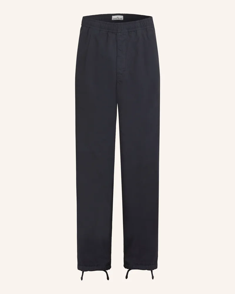 Stone Island Hose MARINA im Jogging-Stil Regular Fit Dunkelblau