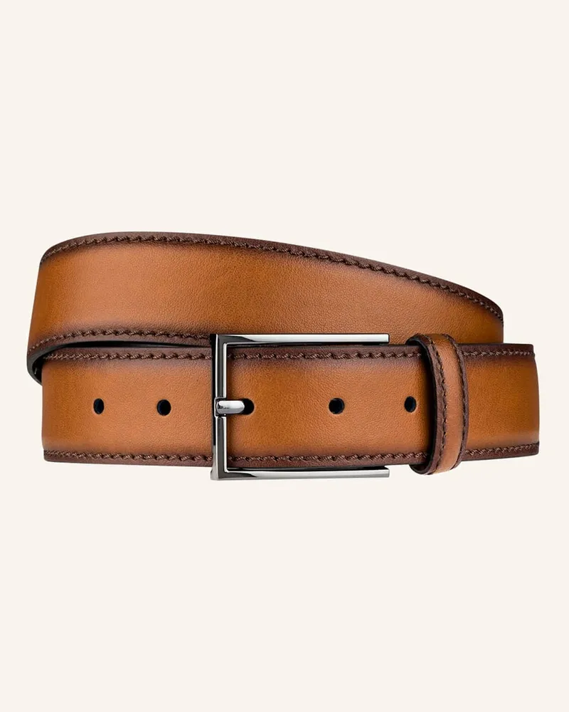 Strokesman's Ledergürtel Braun