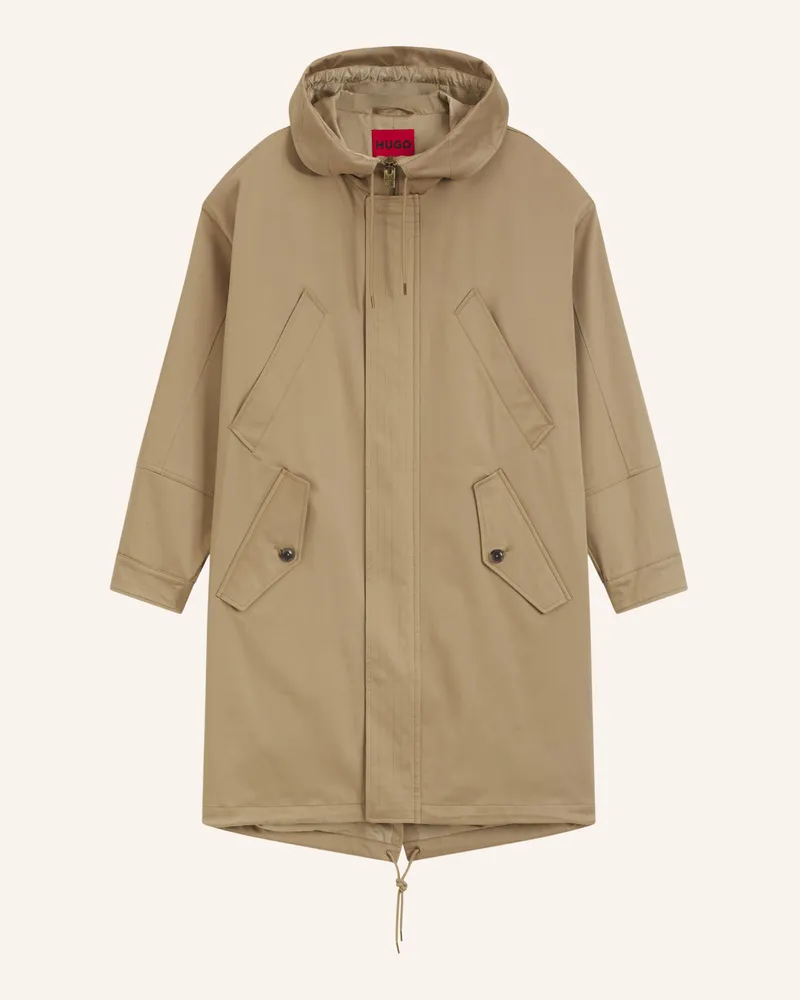 HUGO BOSS Casual Mantel miko2631 Regular Fit beige Beige
