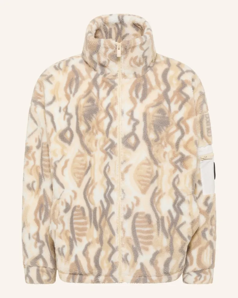 Carlo Colucci Unisex Oversize Teddyjacke DISPOTO Beige