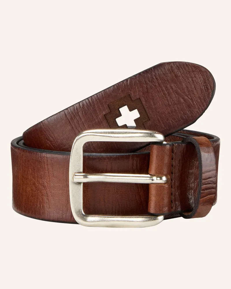 Strellson Gürtel Ledergürtel braun Cognac